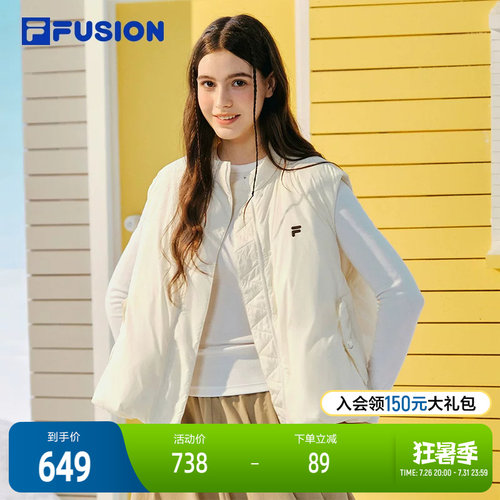 FILAFUSION斐乐女士羽绒马甲