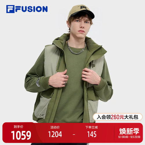 FILAFUSION斐乐男子羽绒马甲