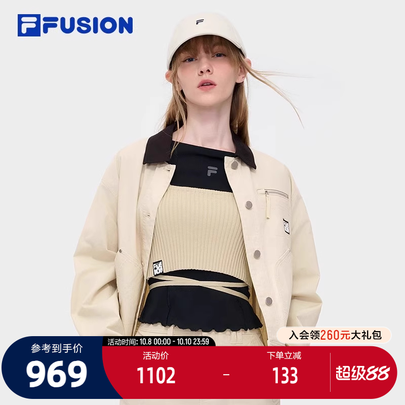 FILAFUSION斐乐女子梭织上衣