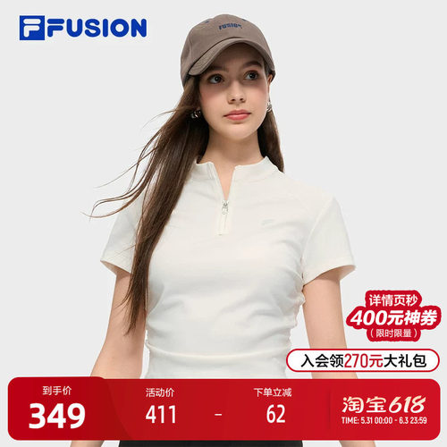 FILAFUSION斐乐女子短袖T