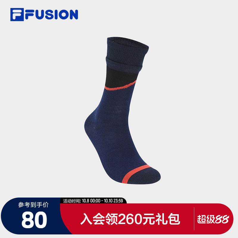 FILAFUSION斐乐情侣高腰袜