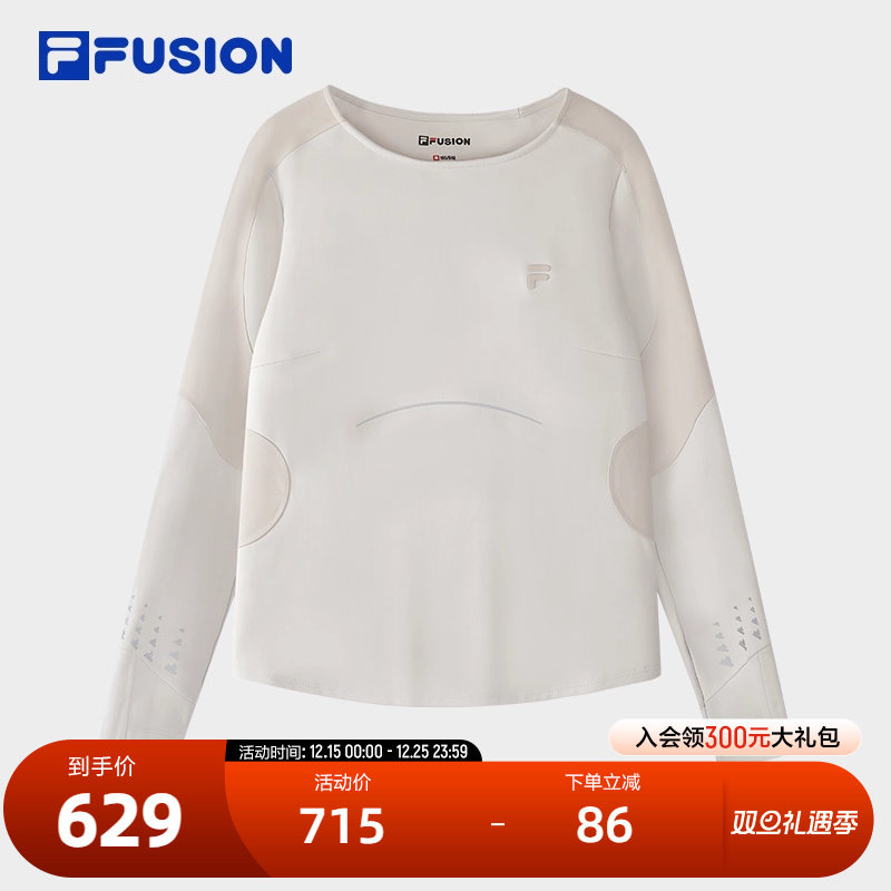 FILAFUSION斐女士针织长袖衫