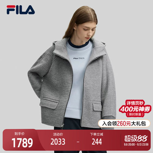 FILA斐乐女士呢子外套