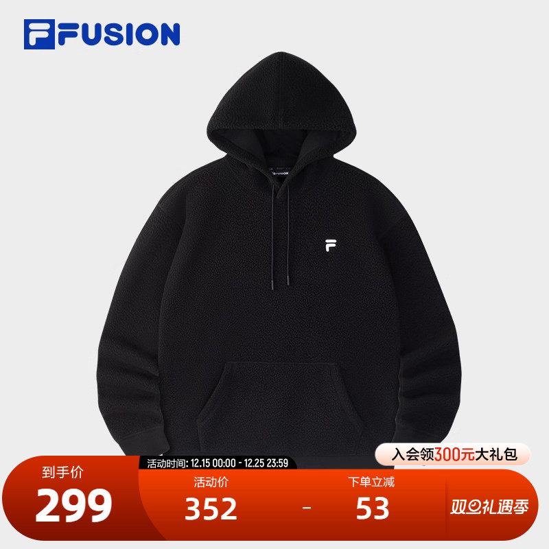 FILAFUSION斐乐针织连帽上衣