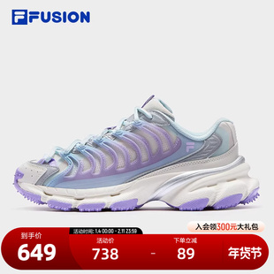 FILA FUSION斐乐潮牌女鞋BRACKET机能潮鞋2025秋新款星舰鞋休闲鞋
