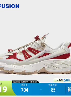 FILA FUSION斐乐潮牌COMET CNY机能潮鞋男2025春新款星际鞋休闲鞋