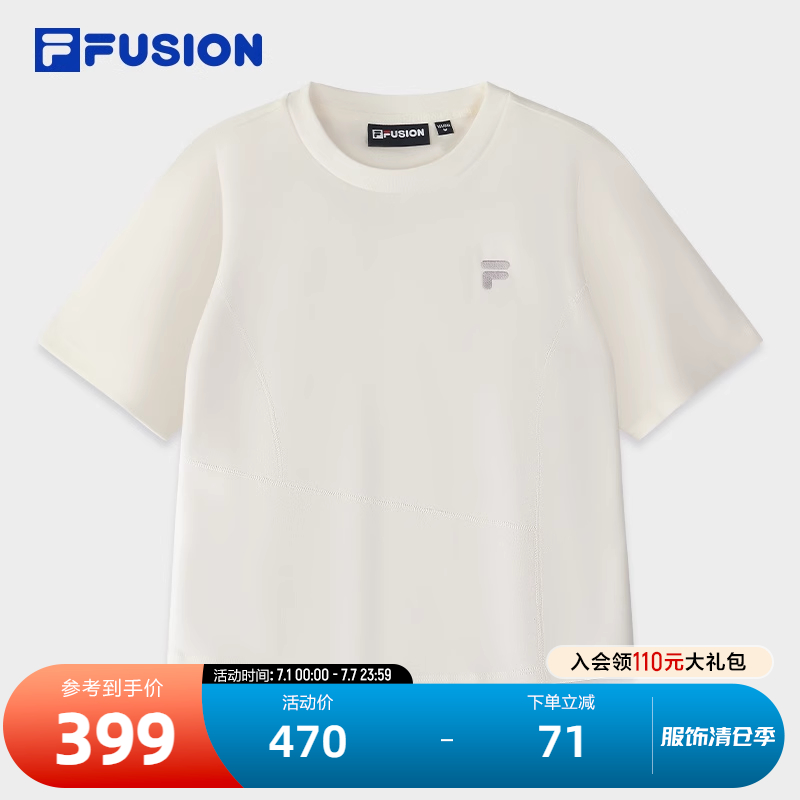 FILAFUSION斐乐女子短袖T