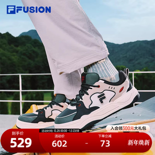 BANK DX滑板生活鞋 2025冬新款 FILA 休闲鞋 FUSION斐乐潮牌男鞋