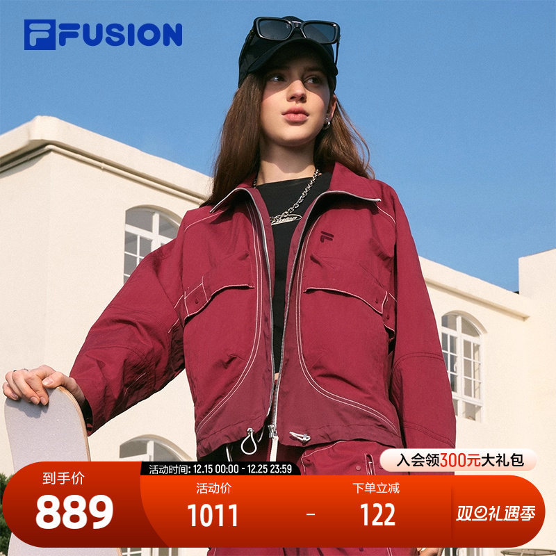 FILAFUSION斐乐女子梭织上衣