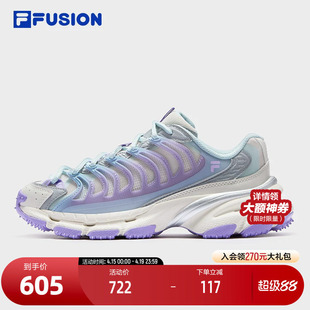 FILA FUSION斐乐潮牌女鞋BRACKET机能潮鞋2025秋新款星舰鞋休闲鞋