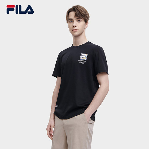 FILA斐乐男子针织短袖衫