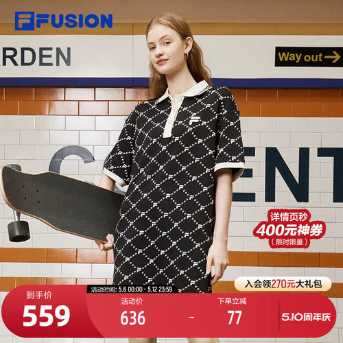 FILAFUSION斐乐女子连衣裙