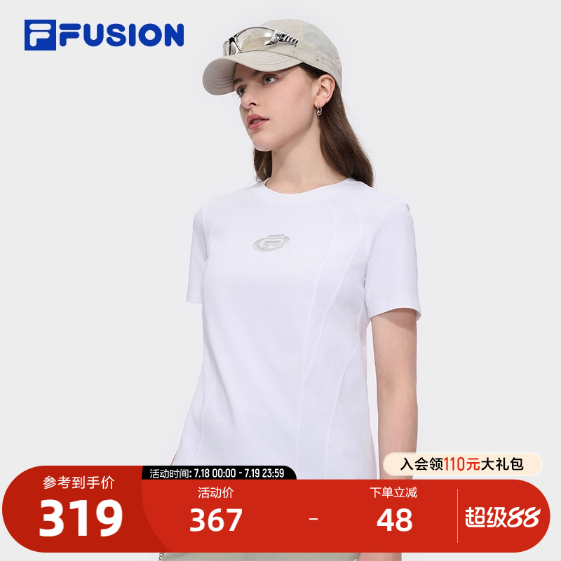 FILAFUSION斐乐潮牌短袖T
