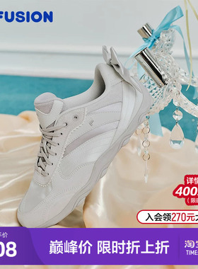 FILA FUSION斐乐潮牌女鞋FLORA薄底鞋2026夏新款甜酷休闲鞋运动鞋
