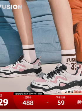 FILA FUSION斐乐潮牌女鞋KICK III滑板生活鞋2025秋新款踢板鞋3代