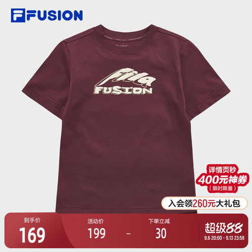 FILAFUSION斐乐女子短袖T