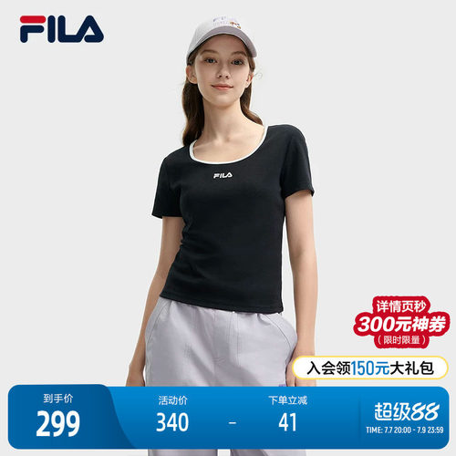 FILA斐乐女子针织短袖衫