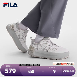 FILA 斐乐官方女鞋CACTI 摩登板鞋2025秋季新款仙掌鞋时尚休闲鞋