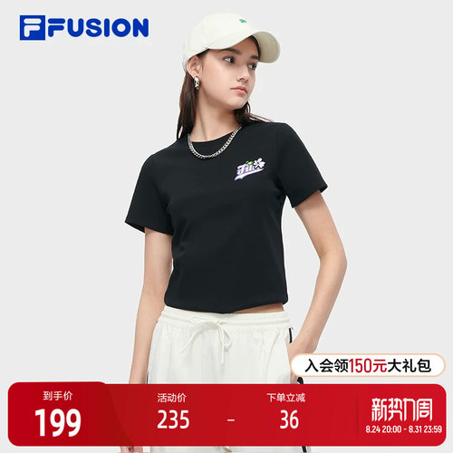 FILAFUSION斐乐女子短袖T