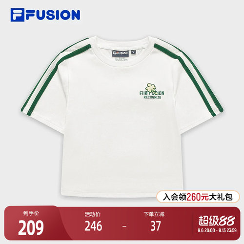 FILAFUSION斐乐女子短袖T