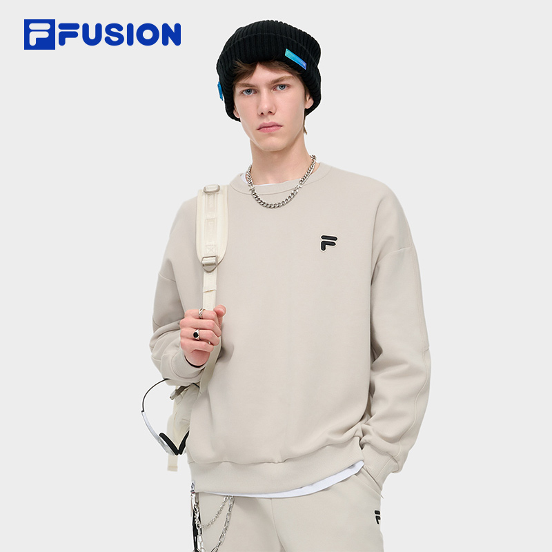 FILAFUSION斐乐情侣套头卫衣