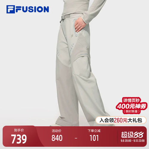 FILAFUSION斐乐女士梭织长裤