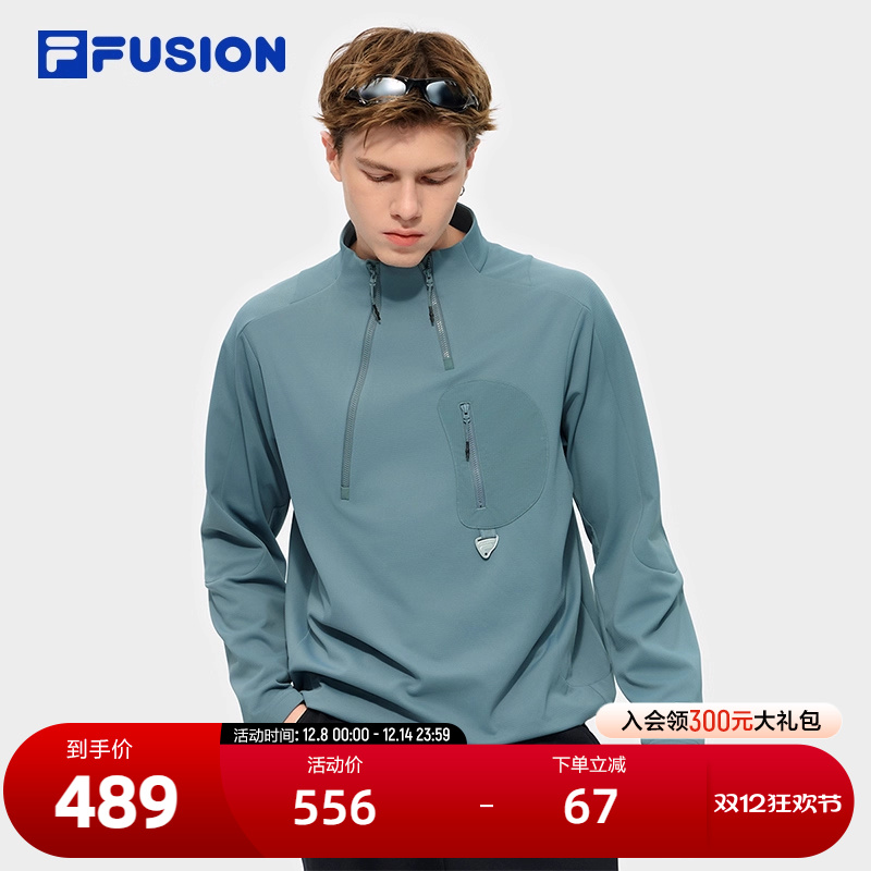 FILAFUSION斐乐潮牌套头卫衣