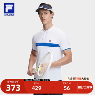 2024夏季 FILA POLO衫 新款 斐樂(lè)官方男子針織短袖 網(wǎng)球運(yùn)動(dòng)基礎(chǔ)上衣