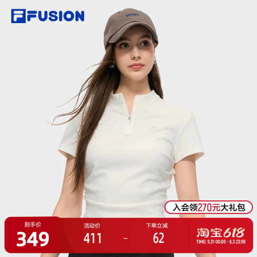 FILAFUSION斐乐女子短袖T
