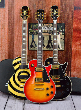 新手初学者卡斯通黑美人黑卡LP电吉他轻音少女ZAKK专业级吉他套装