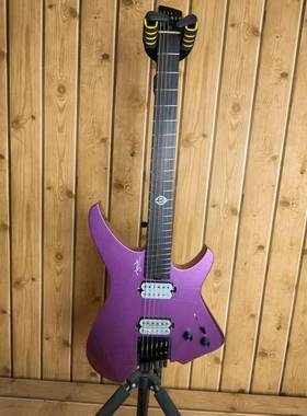 Aguda阿骨打初学者专业MUSIC BOY黑洞Black Hole扇品无头电吉他