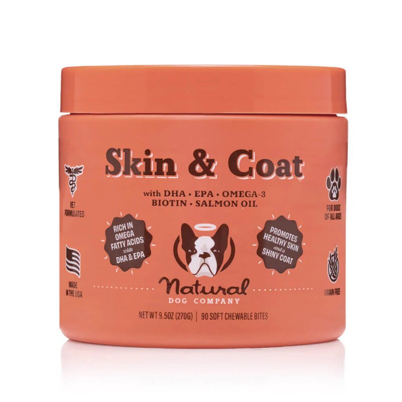 coat&skin狗用美毛油减少掉毛图片