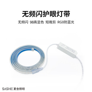 全光谱98高显高亮145V灌胶SMD无频闪护眼灯带米家无主灯 昌哥严选