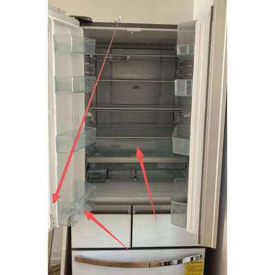 BCD-356WACB海尔卡萨帝冰箱配件356WACV果菜抽屉活动保鲜盖板瓶座