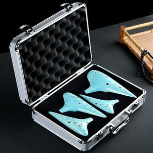 高音sc十二孔四件套学生乐器 高音sg 陶笛12孔中音C调AC 高音sf