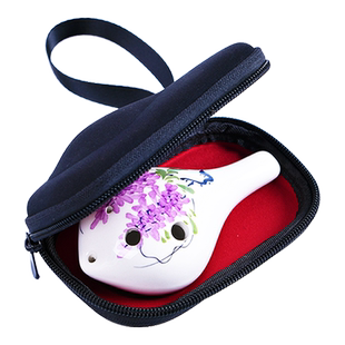 陶笛6孔AC通用便携式包 学生防摔陶笛包保护包袋