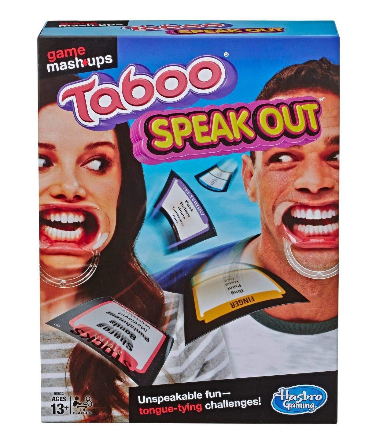 Hasbro孩之宝taboo speak out game休闲聚会搞笑猜词游戏桌游卡牌