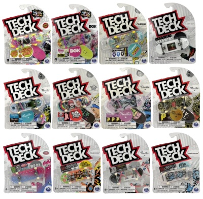 新款Tech Deck Neon Invasion霓虹彩桥系列专业手指滑板指尖运动