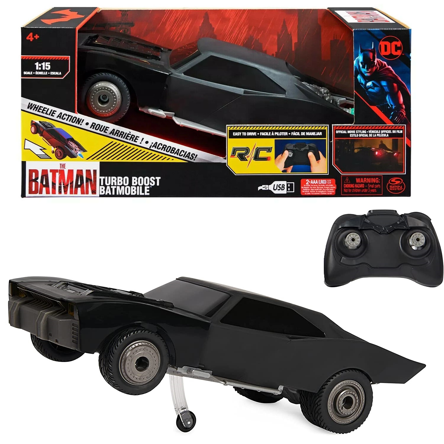 The Batman Turbo Boost Batmobile蝙蝠侠涡轮增压战车限量遥控车