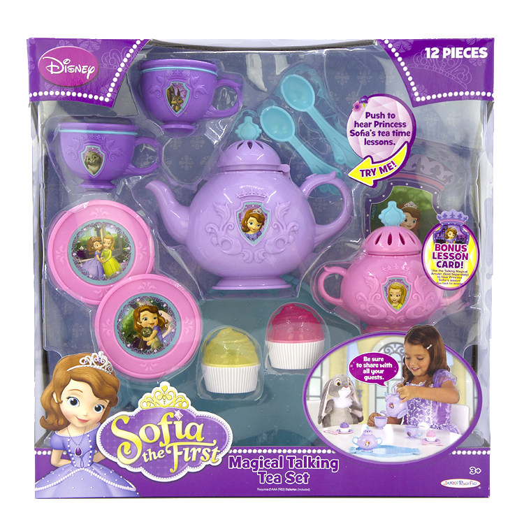苏菲亚magical talking tea公主娃娃Sofia魔法发声仿真餐茶具餐具