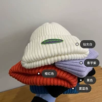 Детская демисезонная удерживающая тепло трикотажная шерстяная шапка подходит для мужчин и женщин, в корейском стиле, размер S