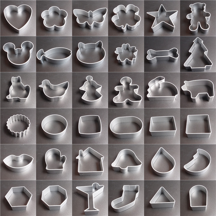 烘焙工具 曲奇蛋糕凤梨酥慕斯圈 铝合金立体卡通动物饼干模具