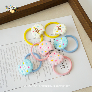 女童皮筋可爱糖果女宝宝高弹力发圈儿童扎辫子皮筋婴儿发绳不伤发