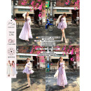 微胖大码 新款 连衣裙 甜辣双生绝美三穿吊带雪纺裙女夏季 安妮不火