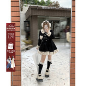 安妮不火 显瘦吊带连衣裙 女2025秋冬毛领修身 毛茸茸爱心时尚 套装