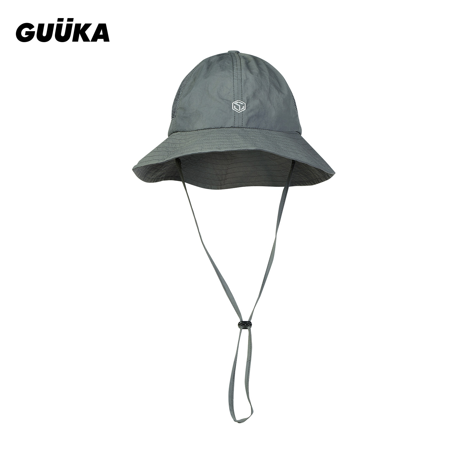 GUUKA防晒透气网格渔夫帽男夏季图片