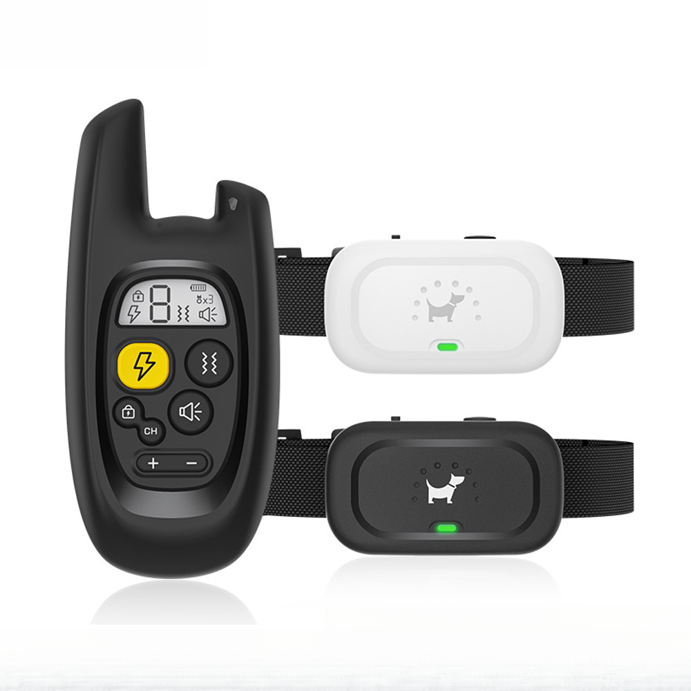 新款宠物遥控训狗器止吠器防狗吠叫智能电子项圈充电防水