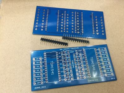 TDA1541并联摸块空板 配镀金针脚