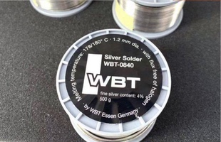 德国WBT焊锡 WBT-0840 含银4%直径1mm音响耳机线材DIY焊锡丝 5米