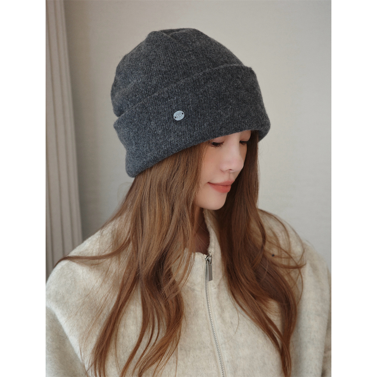 【大头友好】100%羊毛针织帽情侣